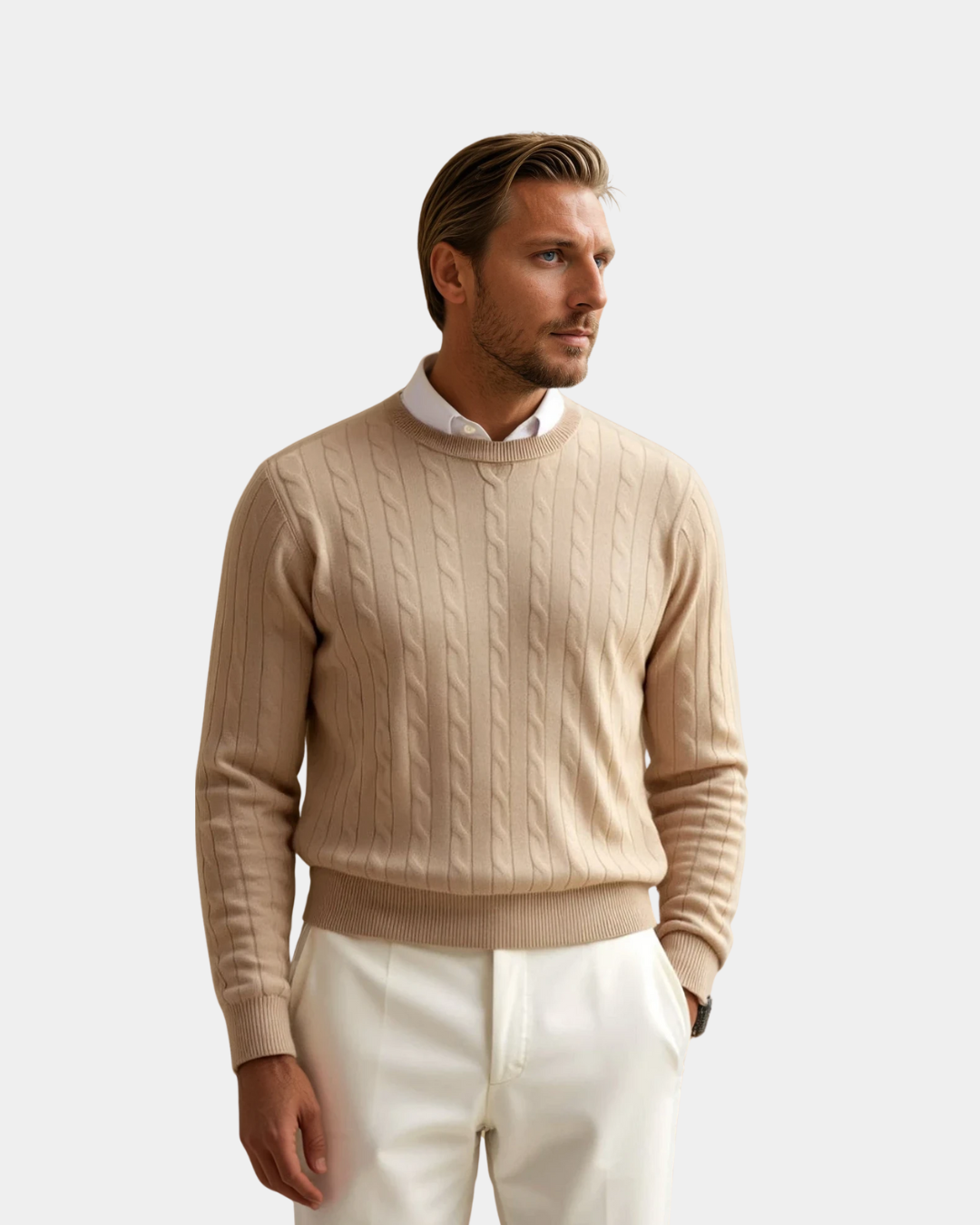 Avery Ashdown O-Neck Ribbed Pullover