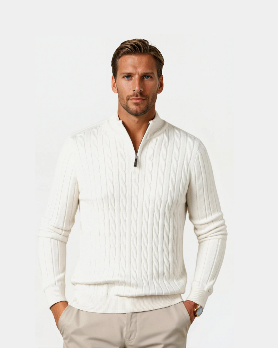 Avery Ashdown Legacy Quarter-Zip Knit