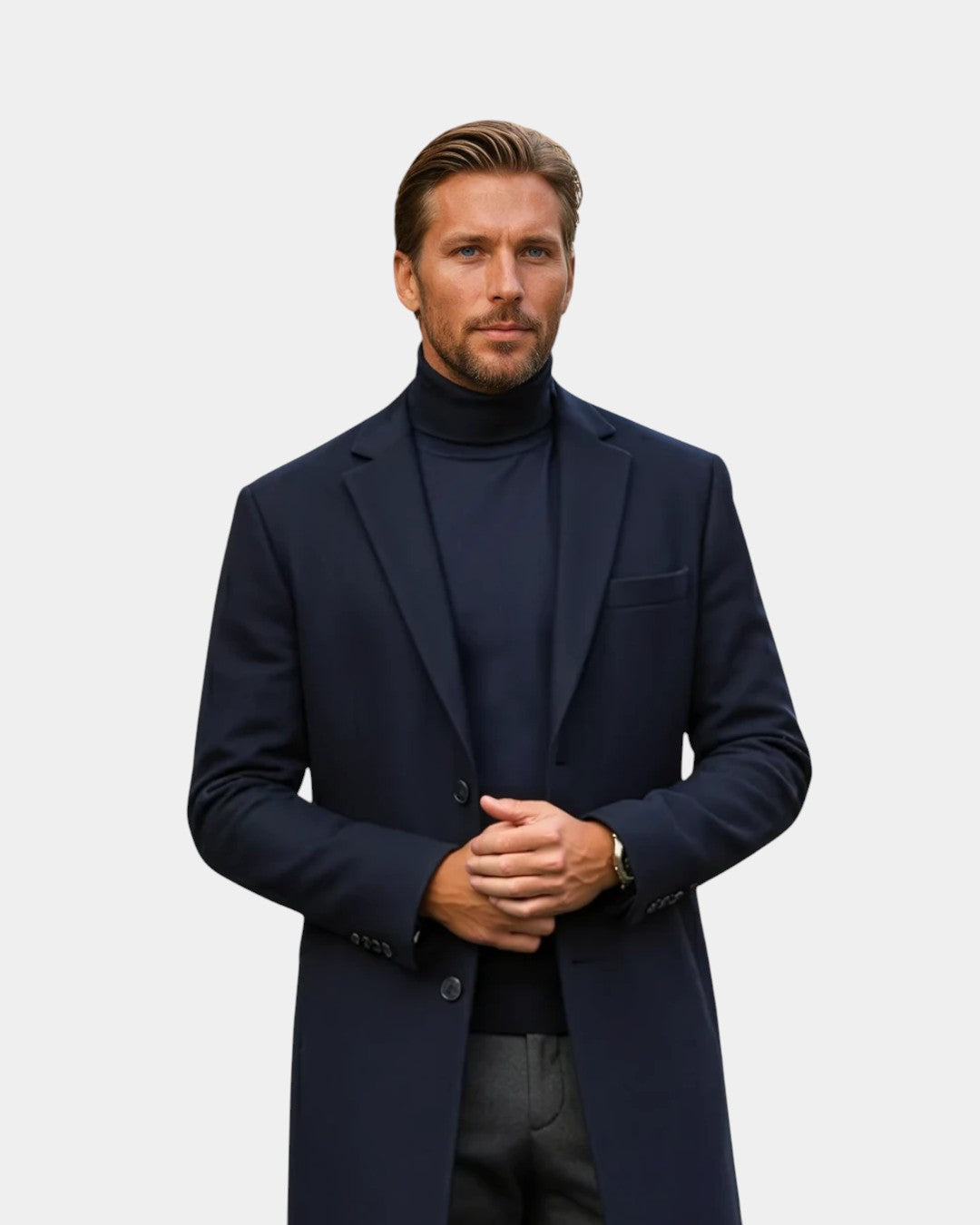Avery Ashdown Wool Blend Formal Overcoat