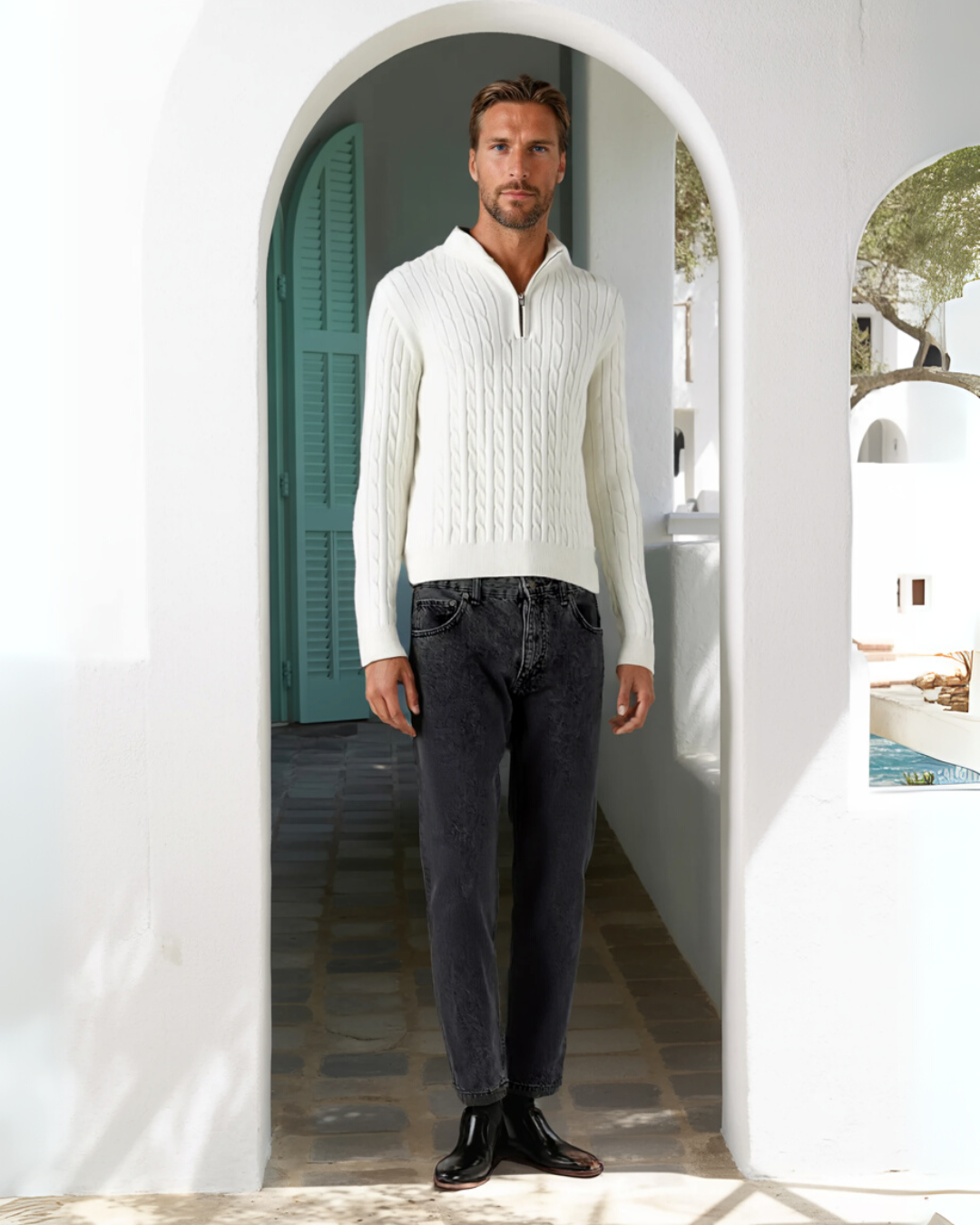 Avery Ashdown Legacy Quarter-Zip Knit