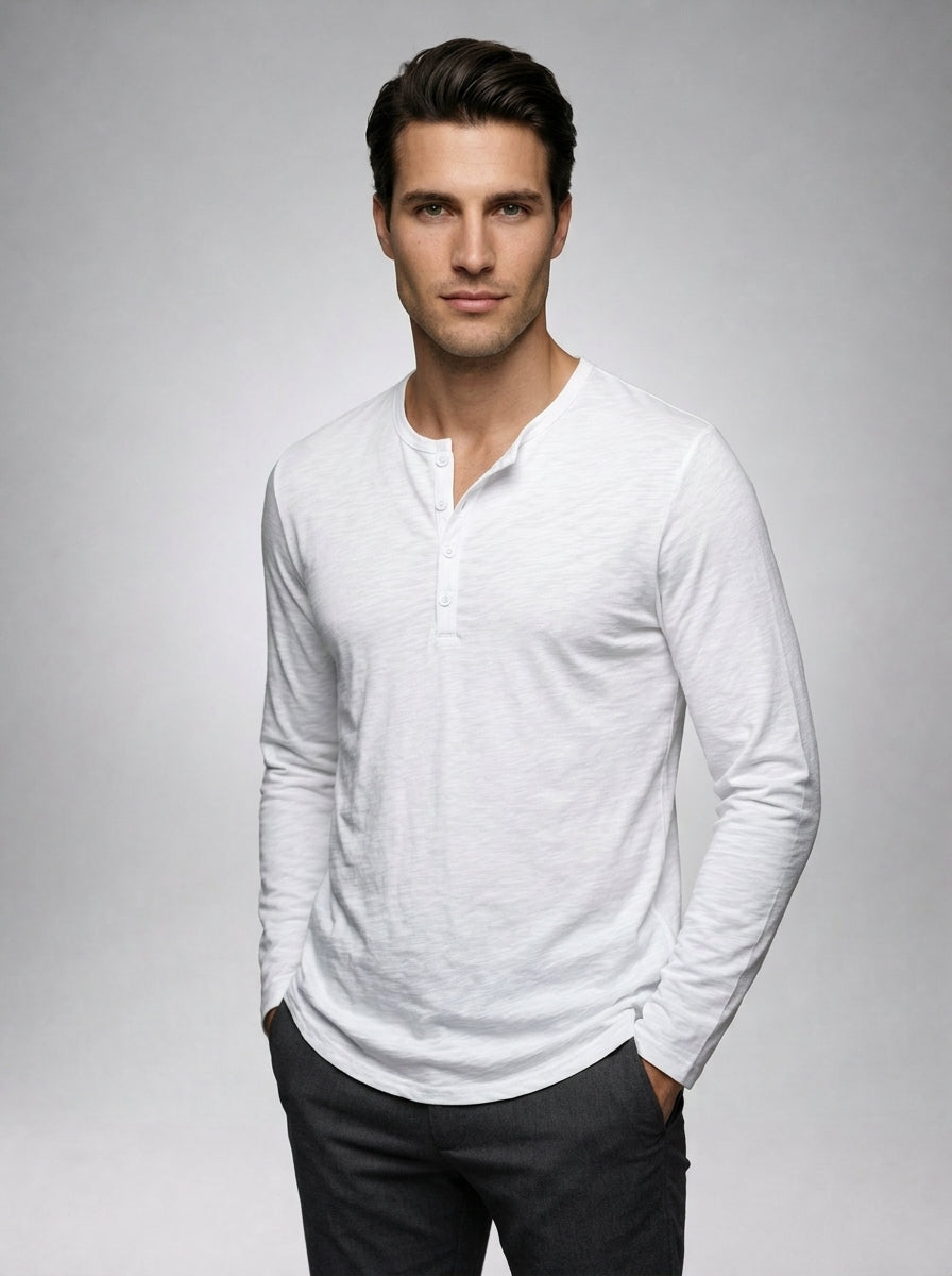 The Maidstone Crew Henley in White