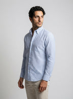 The Camberley Seersucker Shirt in Blue