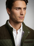 The Thurloe Cord Quilt in Olive