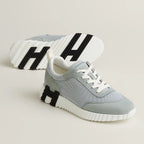 Bouncing Sneakers in light grey and white