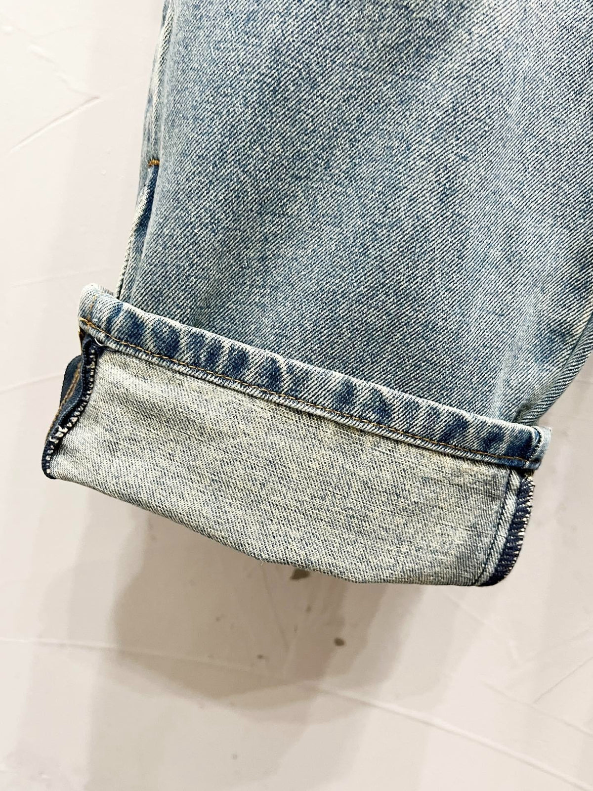 Monogram Carpenter Jeans in light blue