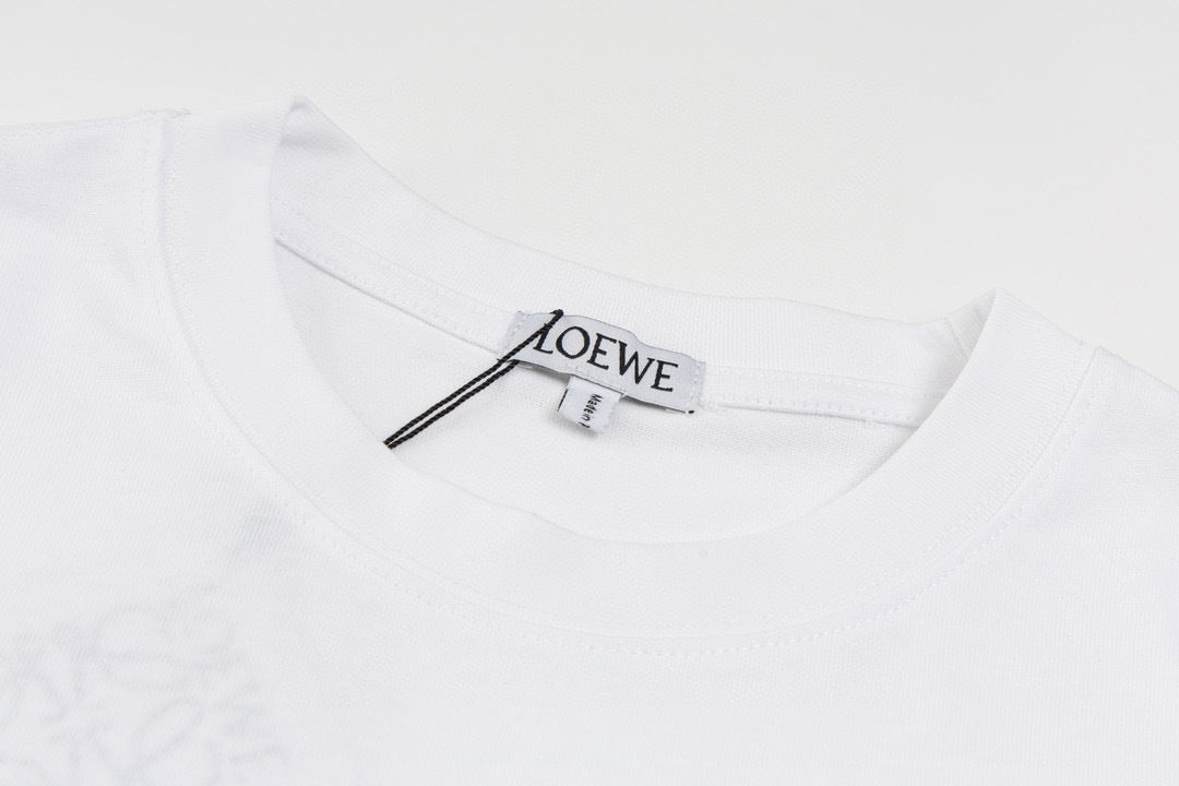 Anagram Embroidered T-Shirt in black and white