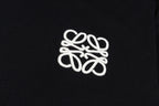 Anagram Embroidered T-Shirt in black and white