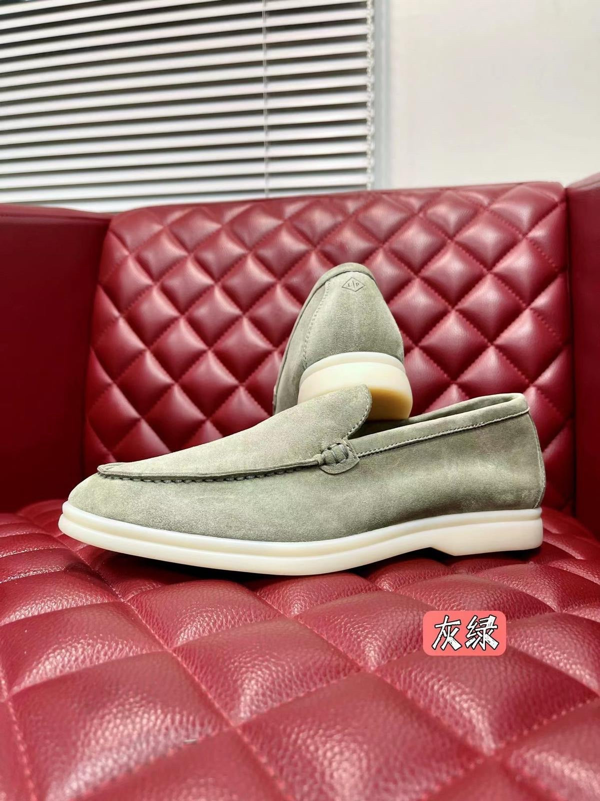 Summer Walk Loafers in sage green