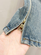 Monogram Carpenter Jeans in light blue