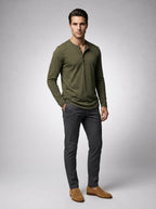 The Maidstone Crew Henley in Olive Green