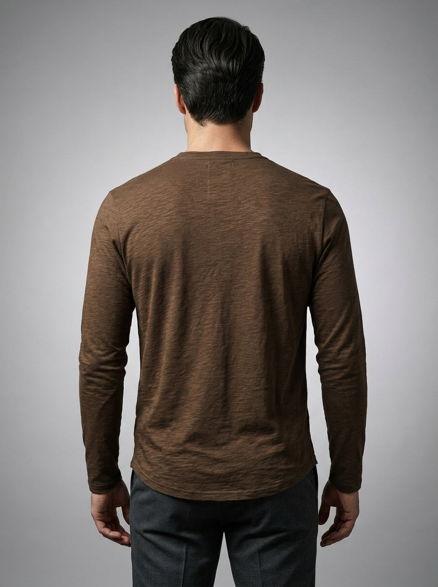 The Maidstone Crew Henley in Brown