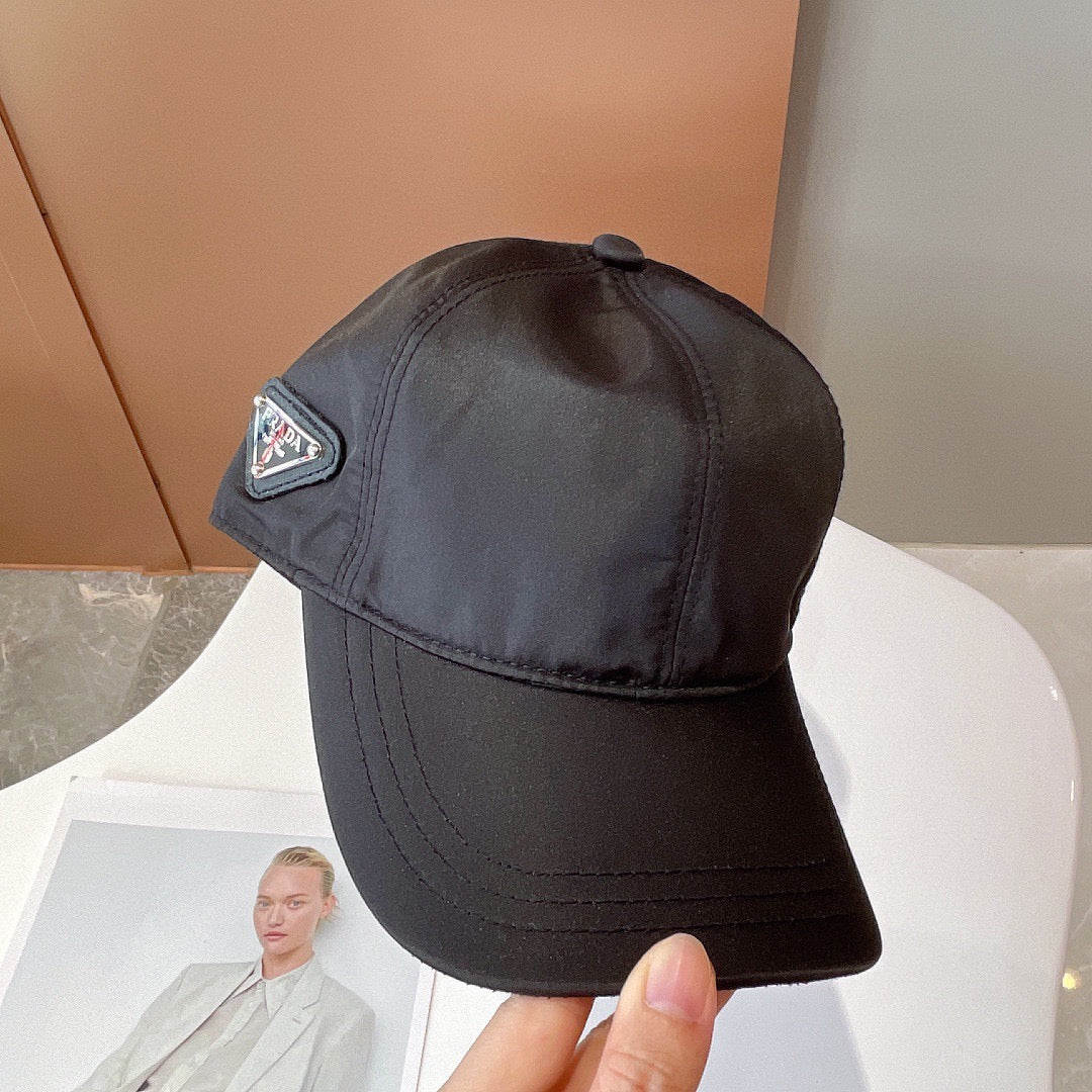 Re-Nylon Baseball Cap in black