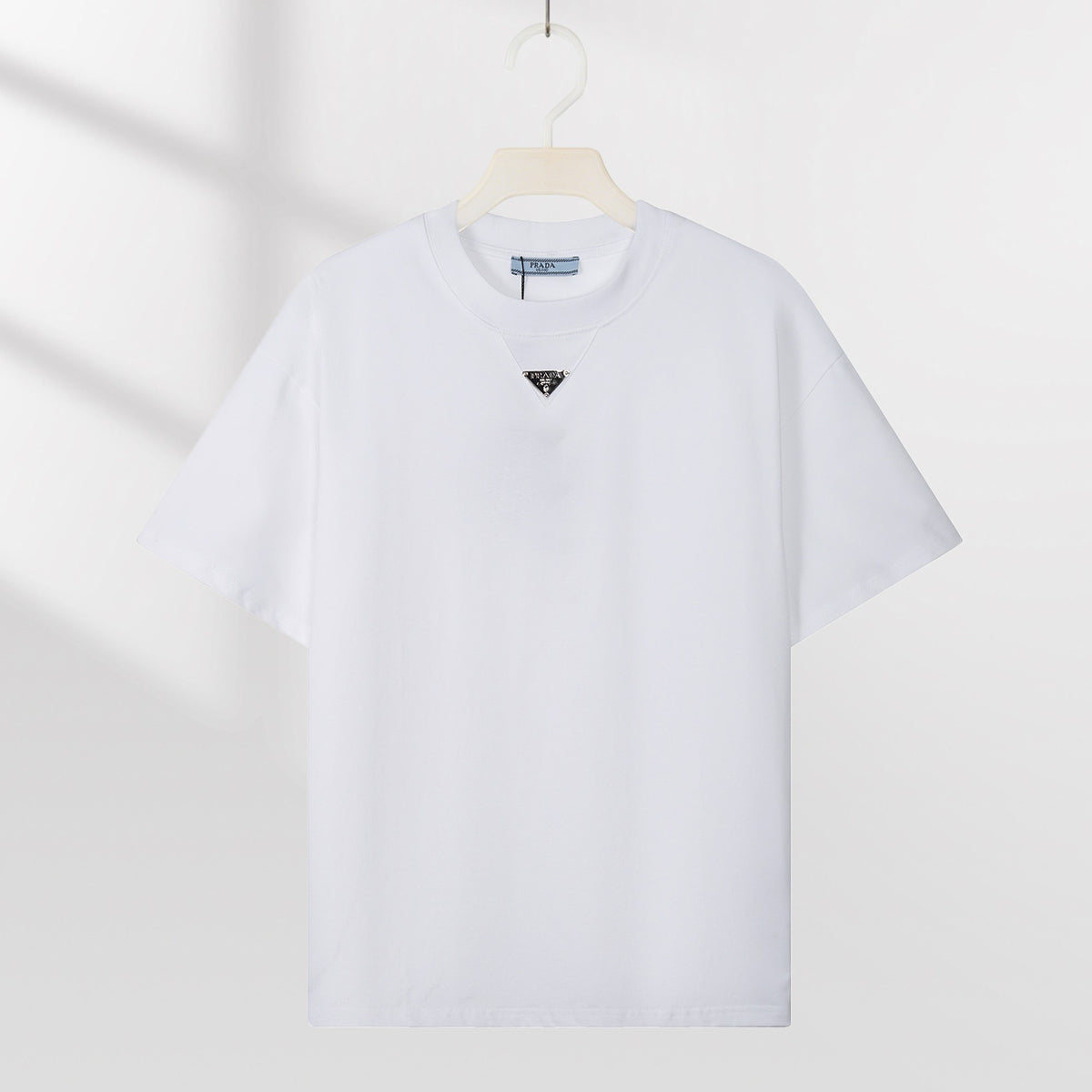 Collar Logo T-Shirt in white