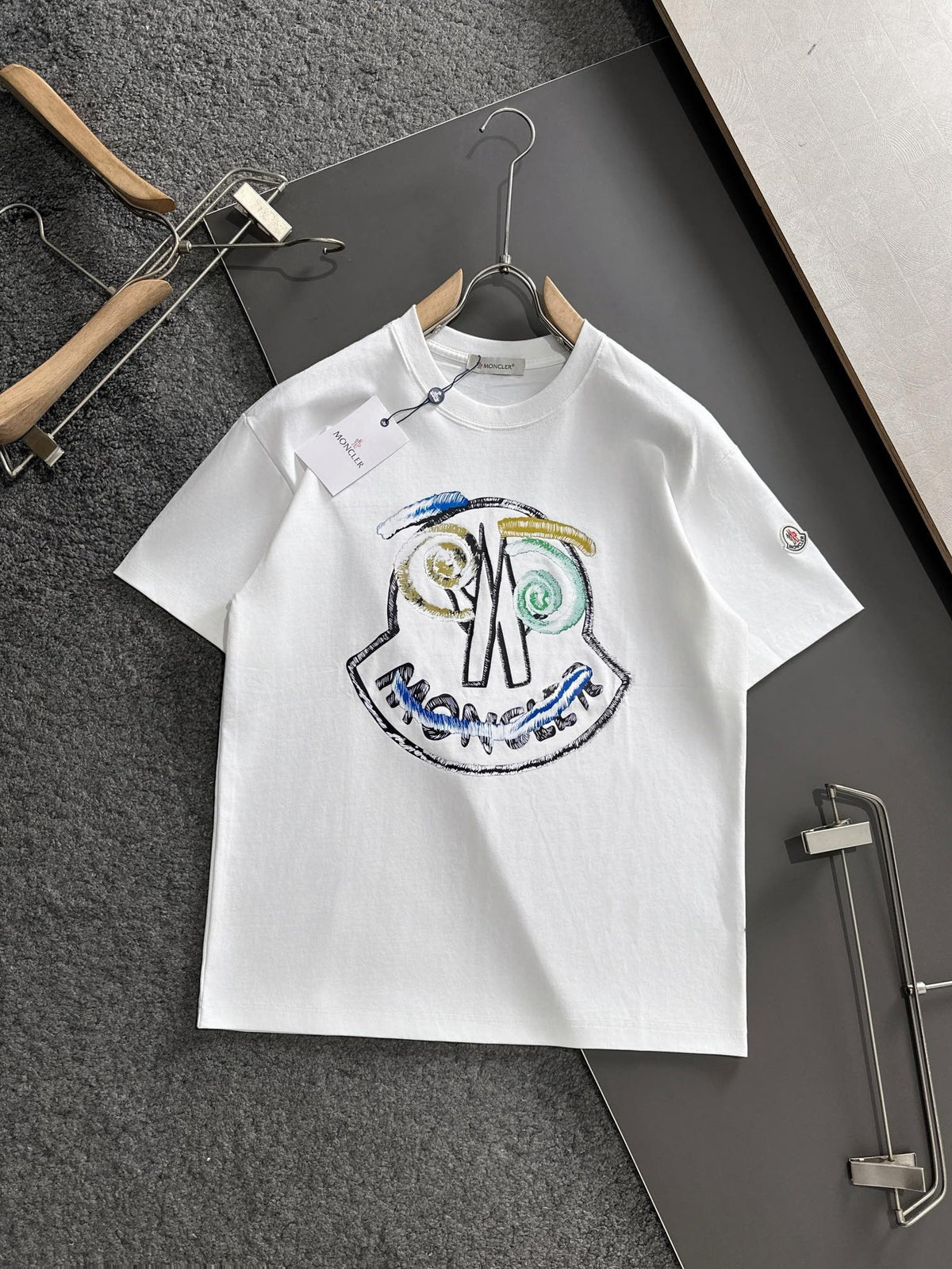 Genius T-Shirt in black and multicolour