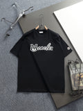 Monogram Script T-Shirt in black and white