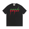 Blade Print T-Shirt in black, red and green