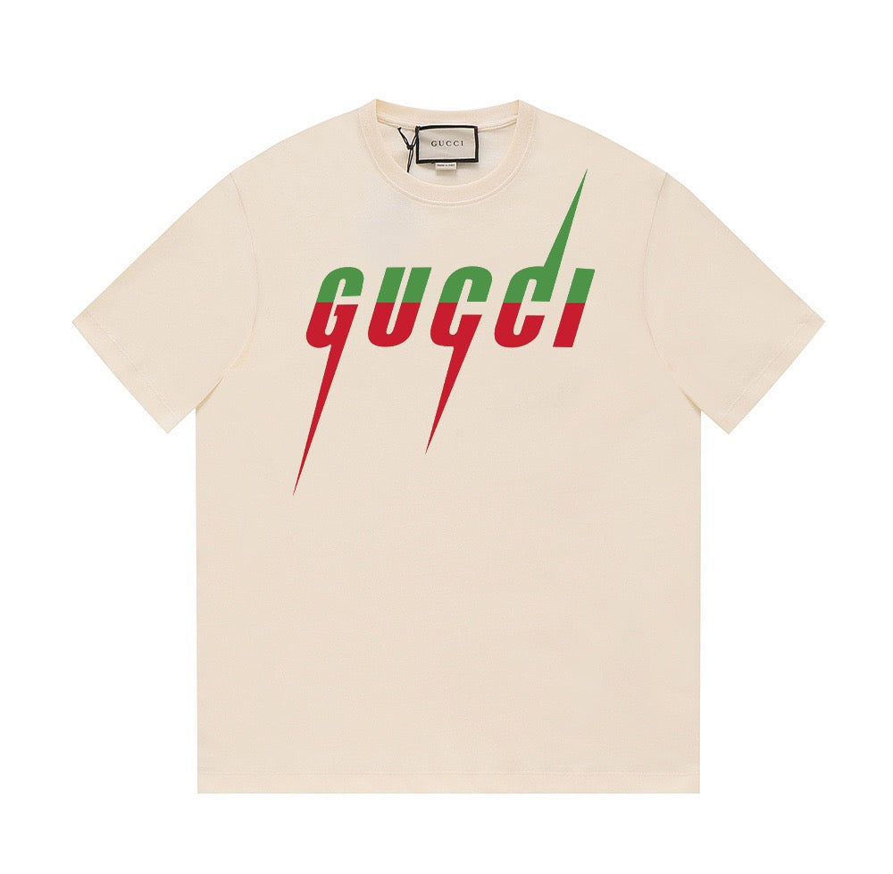 Blade Print T-Shirt in black, red and green