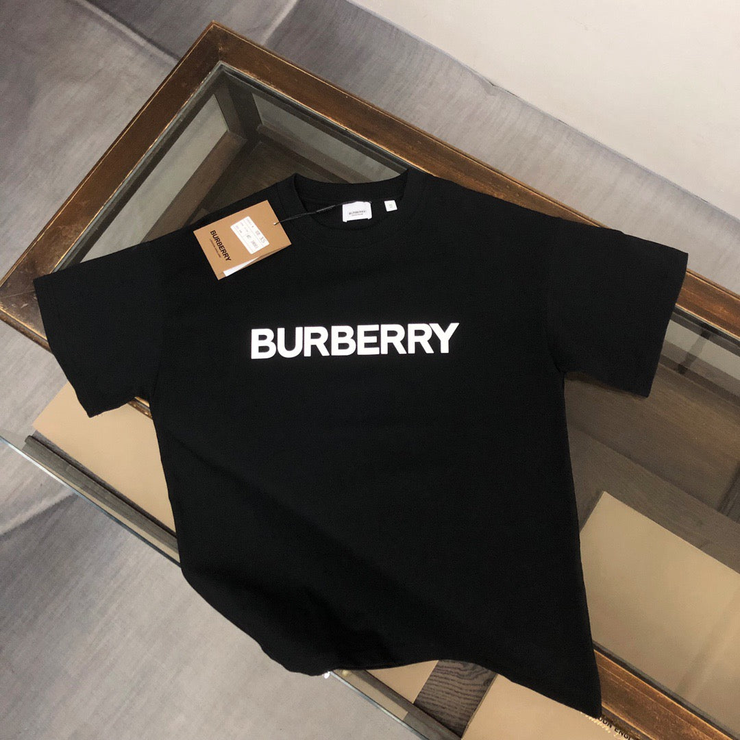 Bold Center Logo T-Shirt in black and white