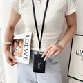Neck Phone Pouch in black