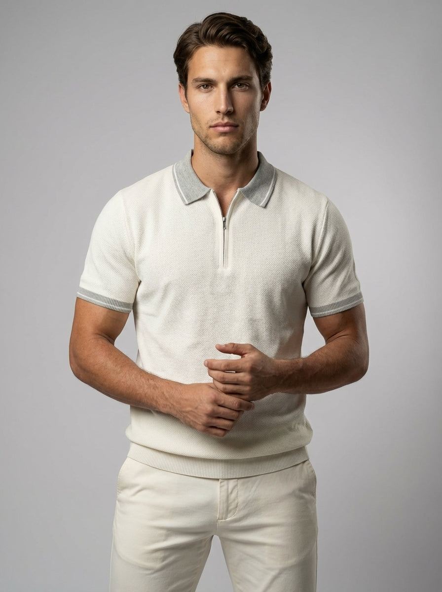 The Calloway Zip Polo