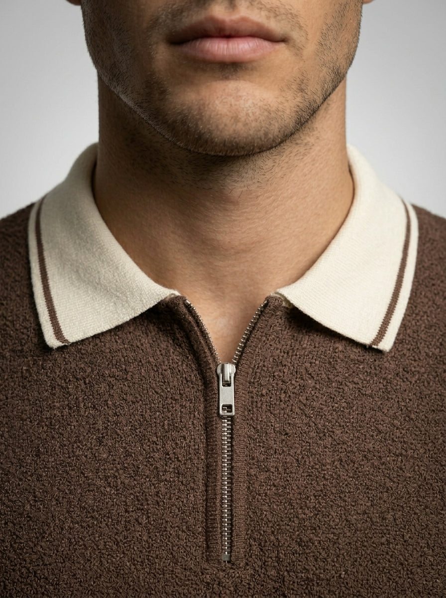 The Calloway Zip Polo