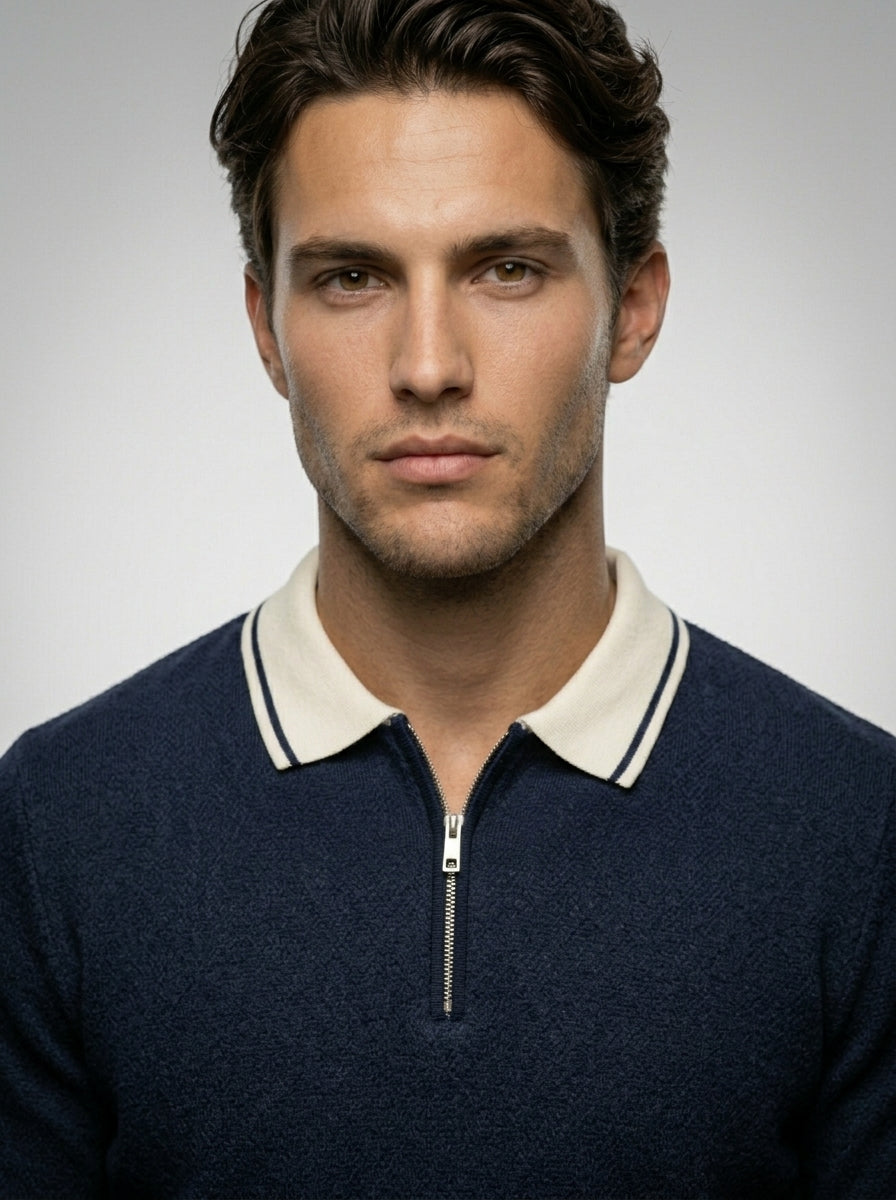 The Calloway Zip Polo
