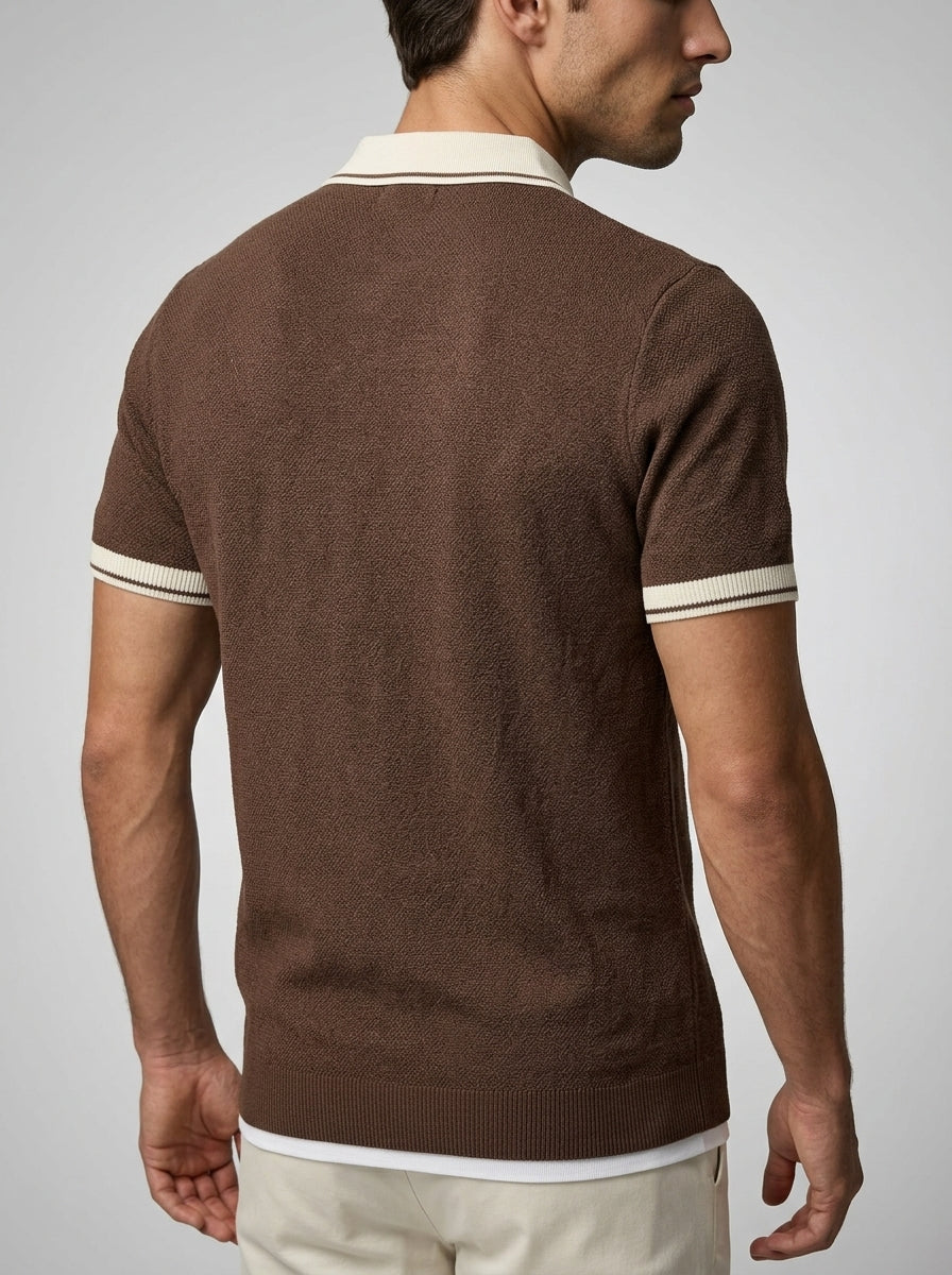 The Calloway Zip Polo
