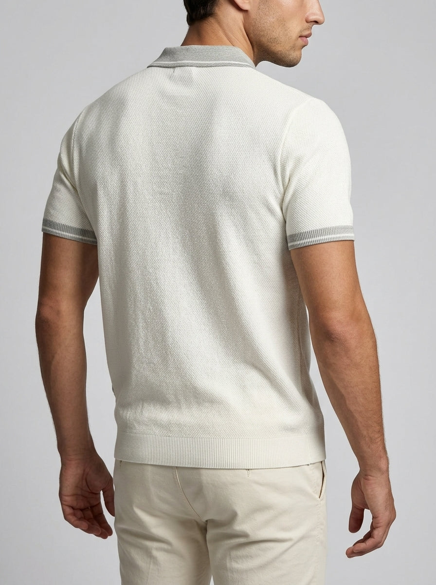 The Calloway Zip Polo