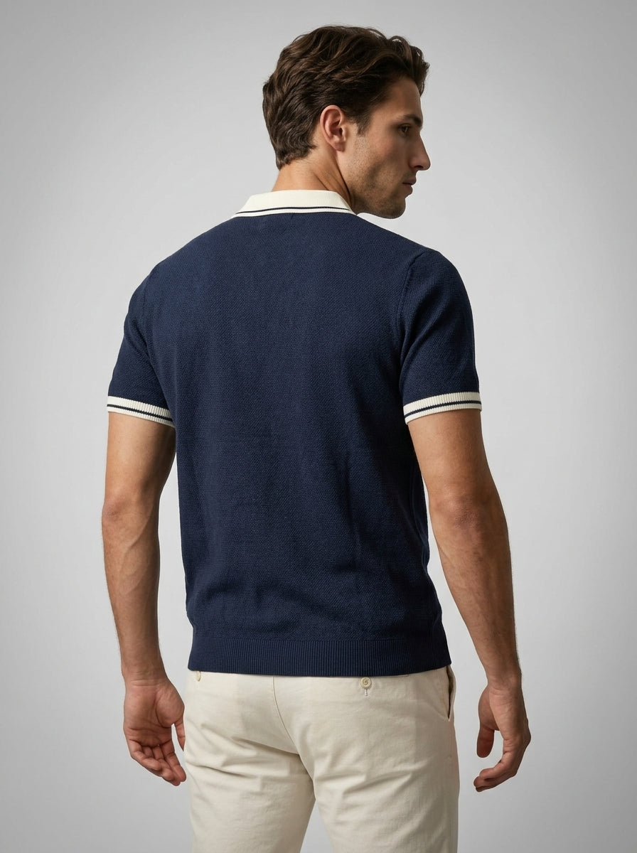 The Calloway Zip Polo