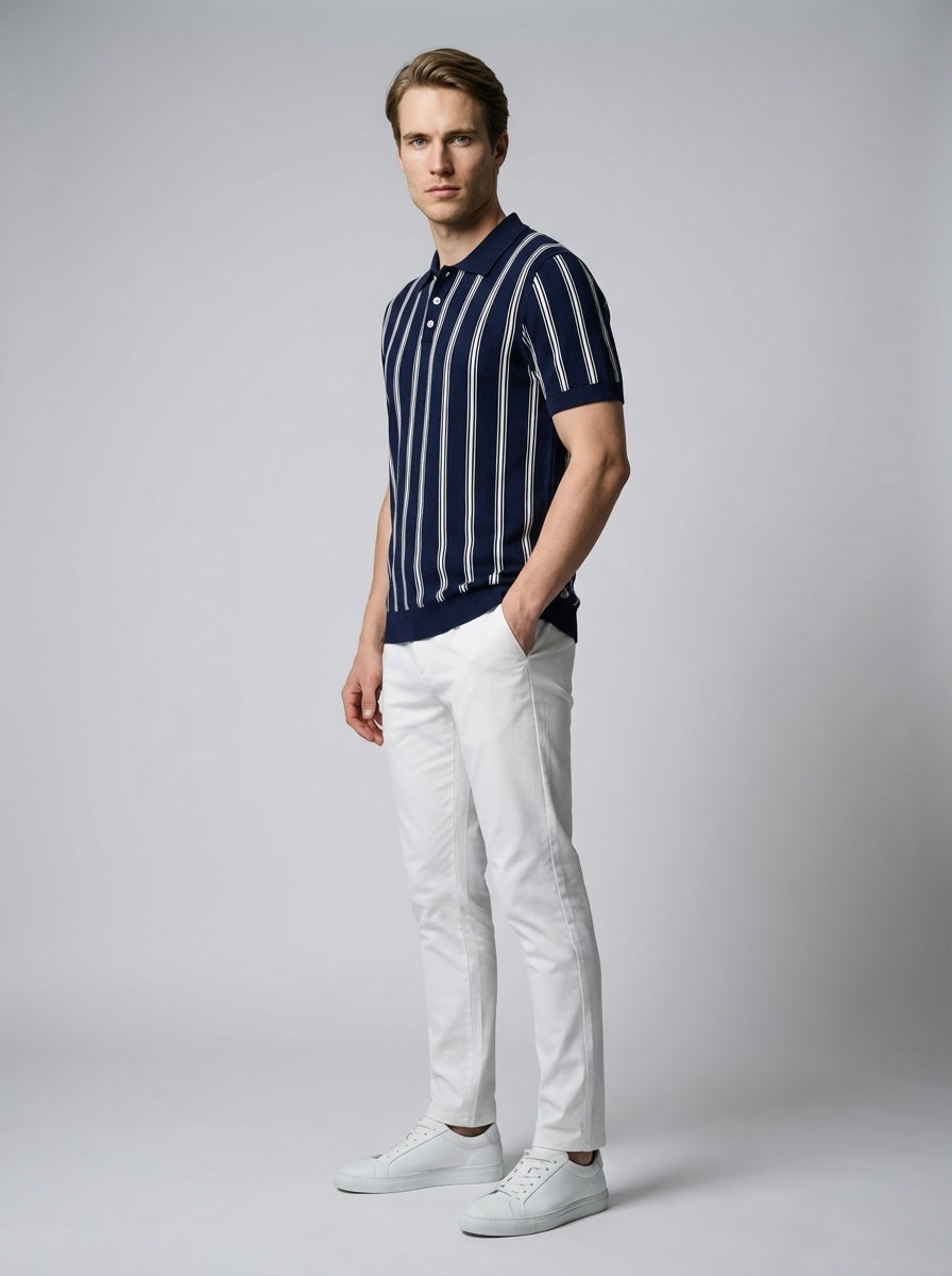 The Roserton Knit Polo