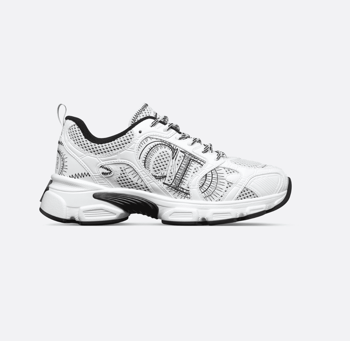 B30 Sneakers in white and silver
