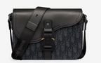 Mini Saddle Messenger Bag in black