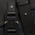 Mini Saddle Messenger Bag in black