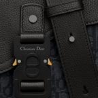 Mini Saddle Messenger Bag in black