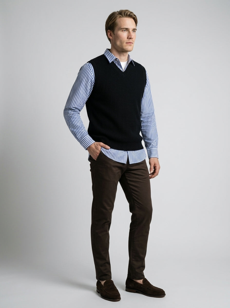 The Thornton Knit Vest