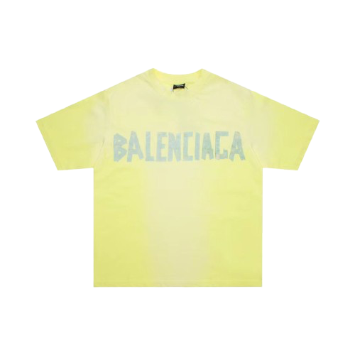 Bold Logo Print T-Shirt in neon yellow