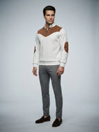 The Kelso Panel Zip in White