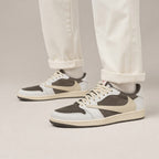 Air Jordan 1 Low Travis Scott Reverse Mocha in mocha brown and cream