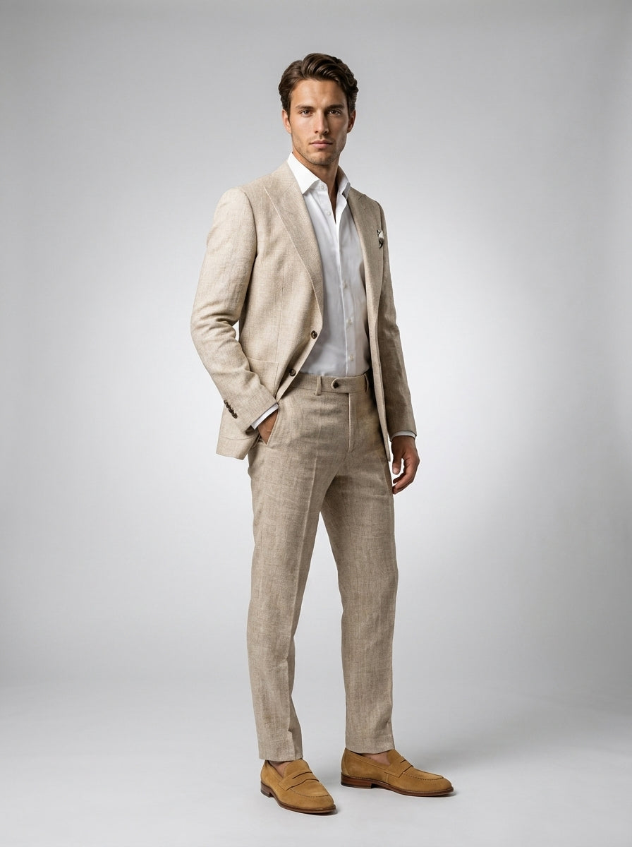 The Amalfi Linen Suit