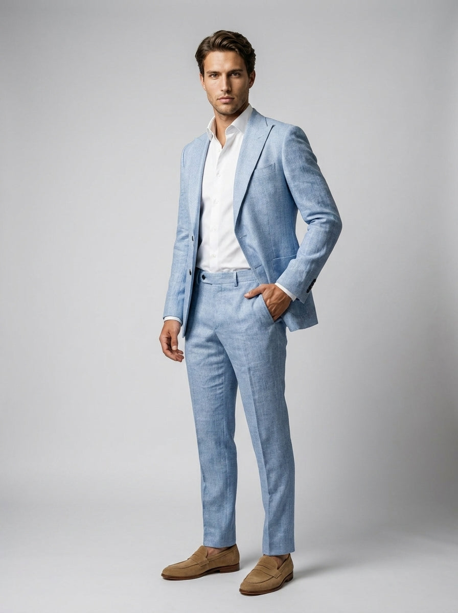 The Amalfi Linen Suit