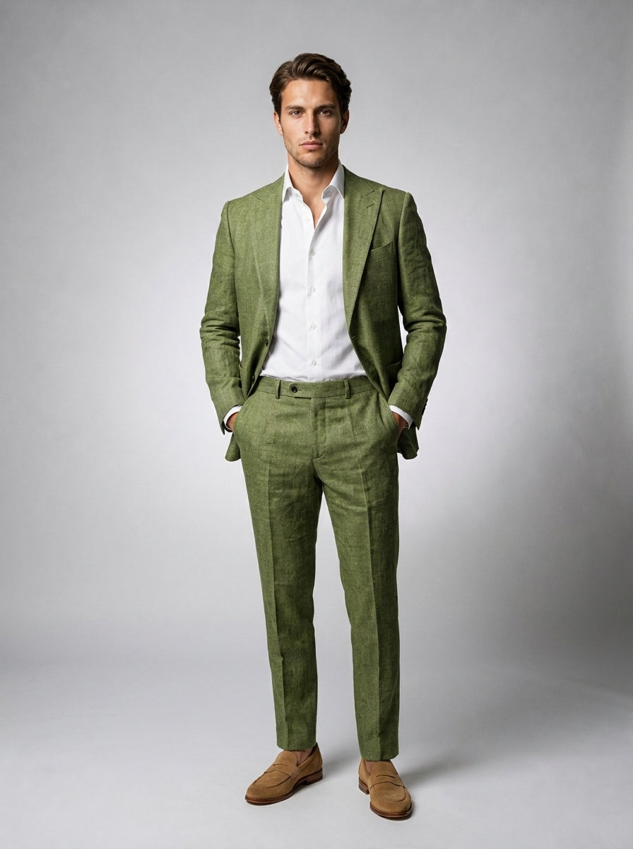 The Amalfi Linen Suit