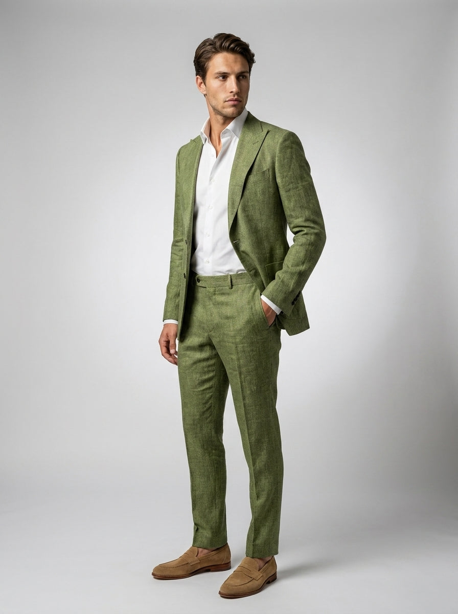 The Amalfi Linen Suit