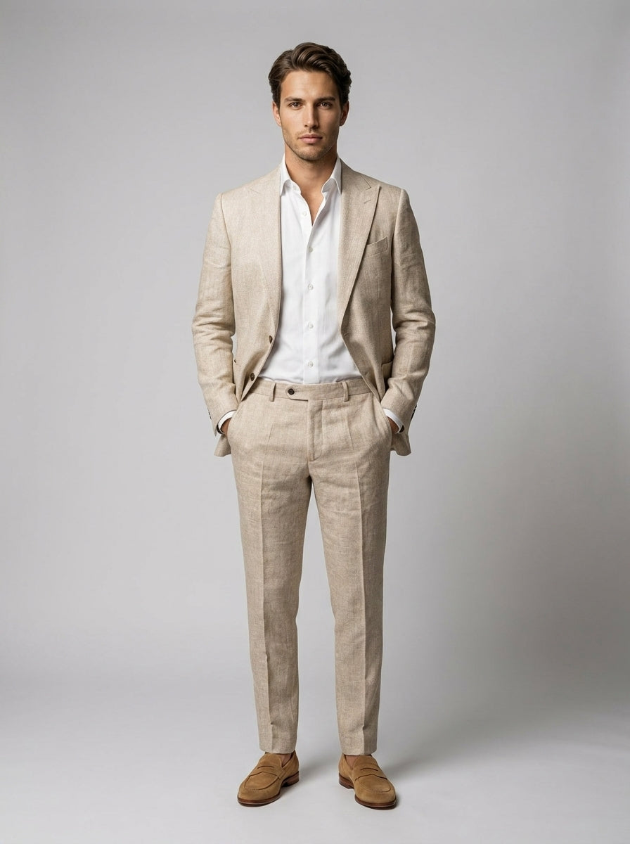 The Amalfi Linen Suit