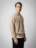 The Thurloe Polo Sweater in Khaki