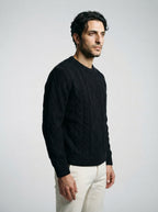The Kinvarra Cable Knit in Black