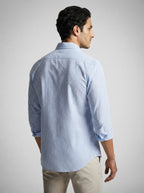 The Camberley Seersucker Shirt in Blue