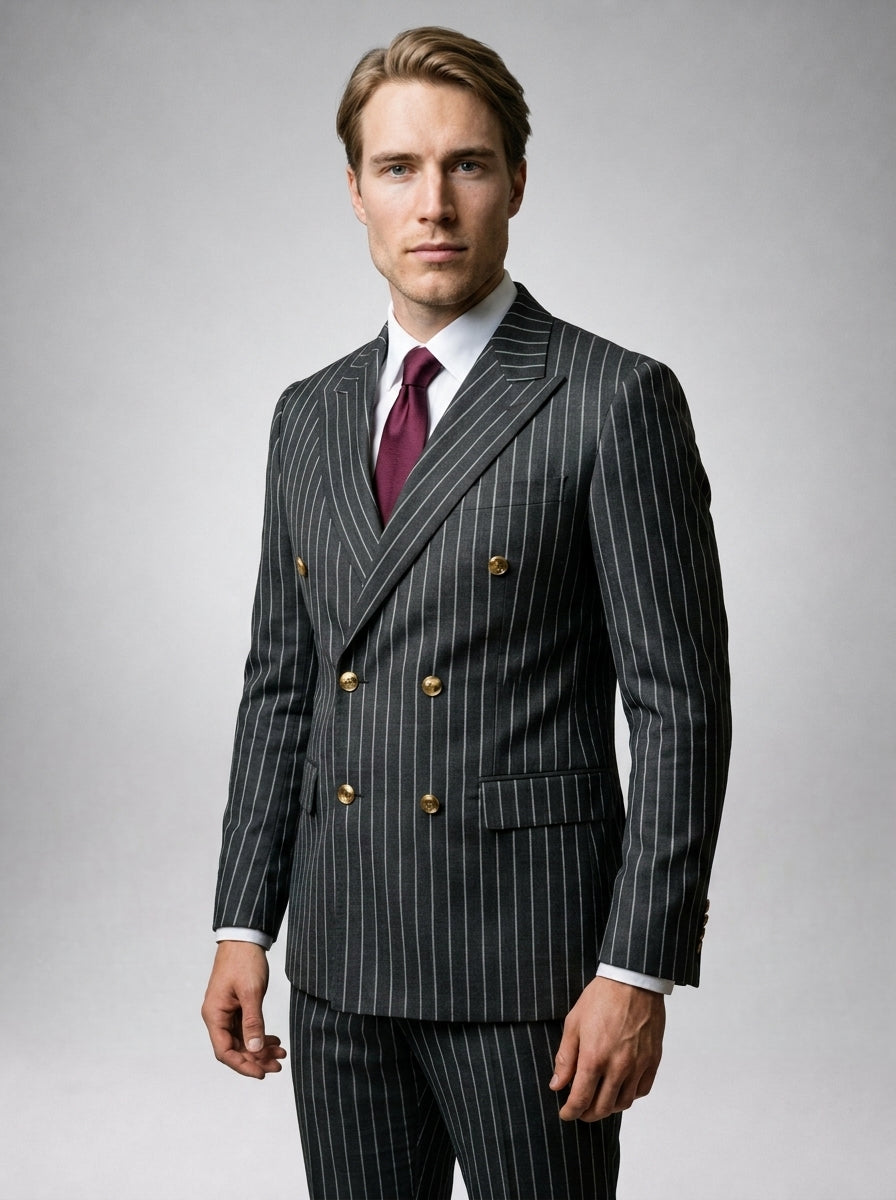 The Carrington Pinstripe Set