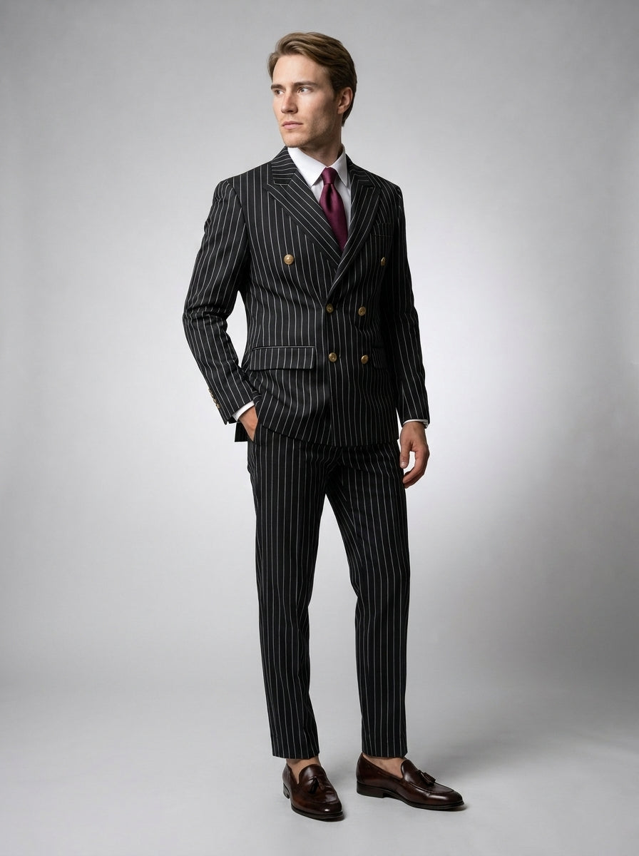 The Carrington Pinstripe Set