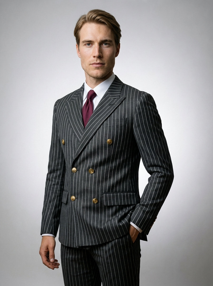 The Carrington Pinstripe Set