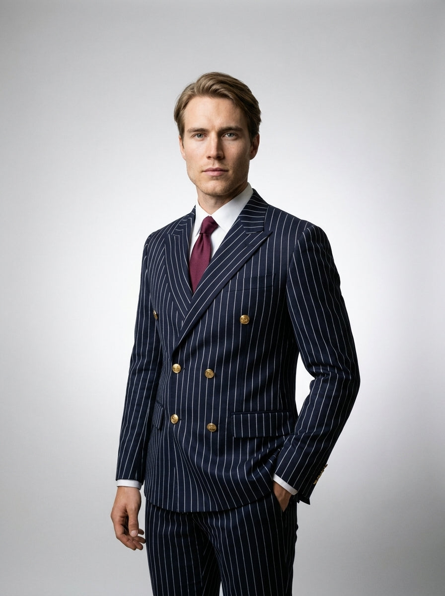 The Carrington Pinstripe Set